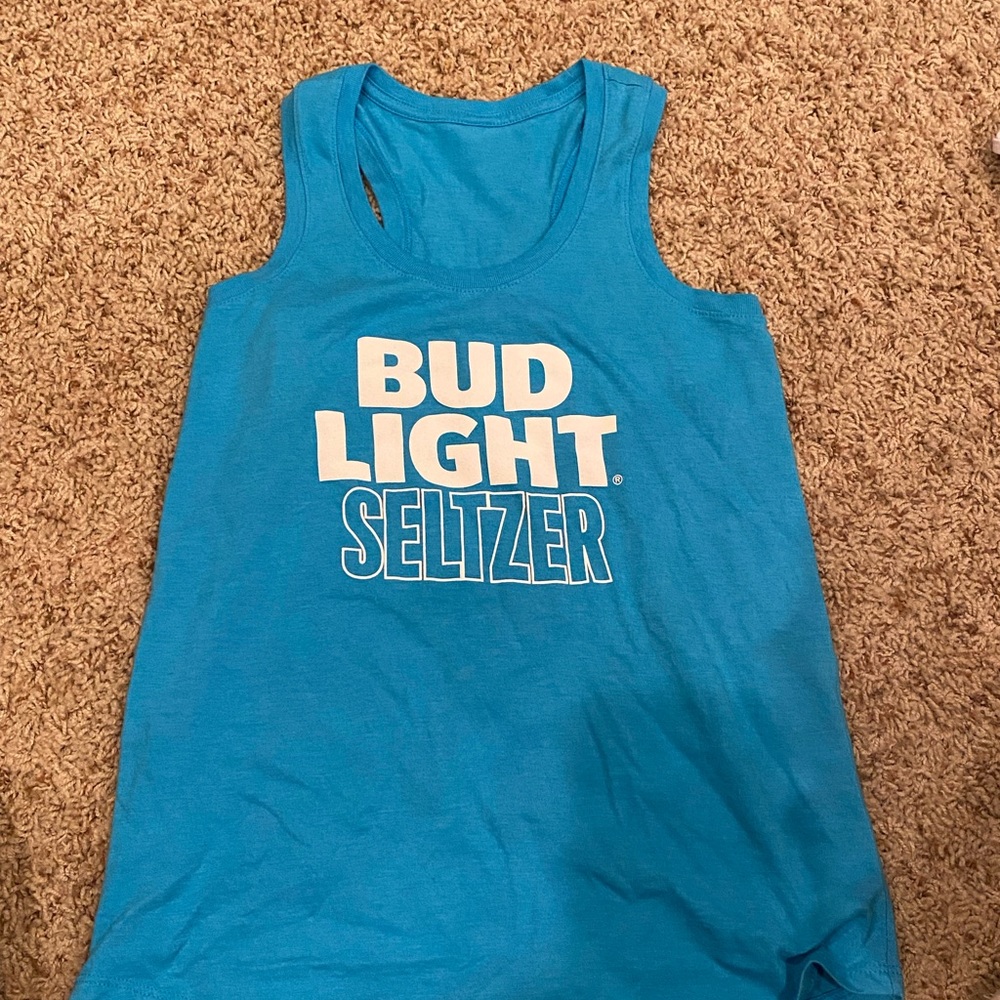 Budlight seltzer tank top